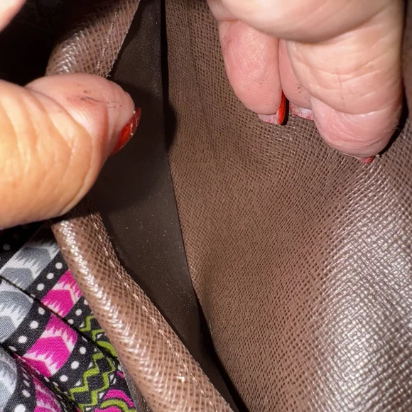 Louis Vuitton Alexandra Damier Ebene Portefeuille Trifold Wallet with dust bag - Picture 12 of 16